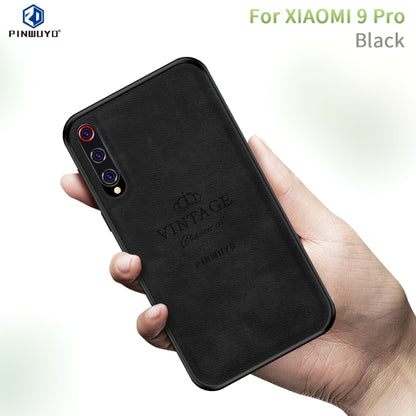 For Xiaomi Mi 9 Pro PINWUYO Zun Series PC + TPU + Skin Waterproof And Anti-fall All-inclusive Protective Shell(Black) - Xiaomi Cases by PINWUYO | Online Shopping UK | buy2fix