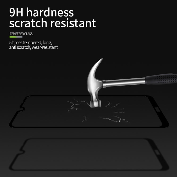 For Xiaomi Redmi Note 8T MOFI 9H 2.5D Full Screen Tempered Glass Film(Black) -  by MOFI | Online Shopping UK | buy2fix