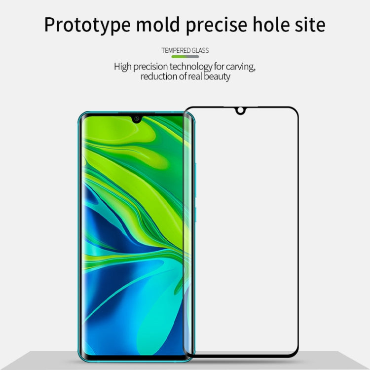 For Xiaomi CC9 Pro / Xiaomi Note10 MOFI 9H 3D Explosion Proof Thermal Bending Full Screen Covered With Tempered Glass Film(Black) -  by MOFI | Online Shopping UK | buy2fix