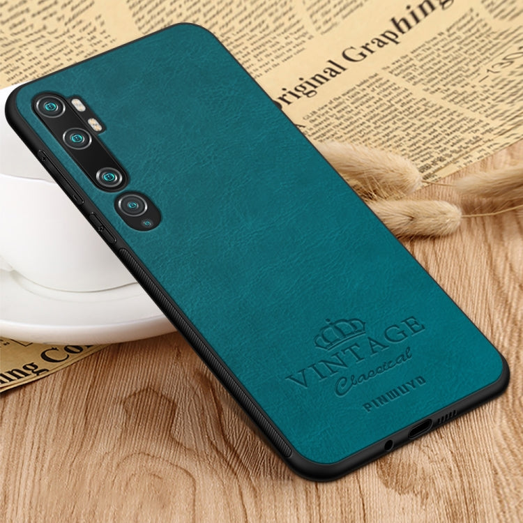 For Xiaomi Mi CC9 Pro / Note10 PINWUYO Pin Rui Series Classical PU Leather + PC + TPU Anti-fall All-inclusive Case (Blue) - Xiaomi Cases by PINWUYO | Online Shopping UK | buy2fix