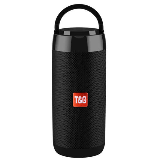 T&G TG113C Column Portable Bluetooth Mini Speaker FM Radio Waterproof Subwoofer Phone Holder Wireless Loundpeakers(Black) - Desktop Speaker by T&G | Online Shopping UK | buy2fix