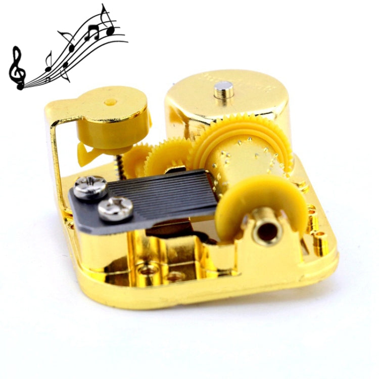 Eight-tone Gold-plated Bar Repair Parts DIY Sky City Paperback Music Box(Canon) - Music Box by buy2fix | Online Shopping UK | buy2fix