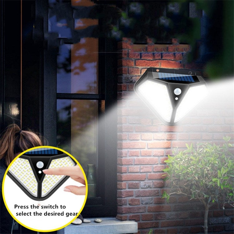 102 LED Solar Wall Lamp Body Induction Garden Lamp Villa Waterproof Outdoor Lighting Street Lamp - Solar Lights by buy2fix | Online Shopping UK | buy2fix