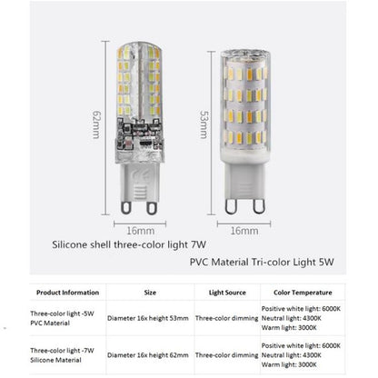 7W G9 LED Energy-saving Light Bulb Light Source(Neutral Light) - LED Blubs & Tubes by buy2fix | Online Shopping UK | buy2fix