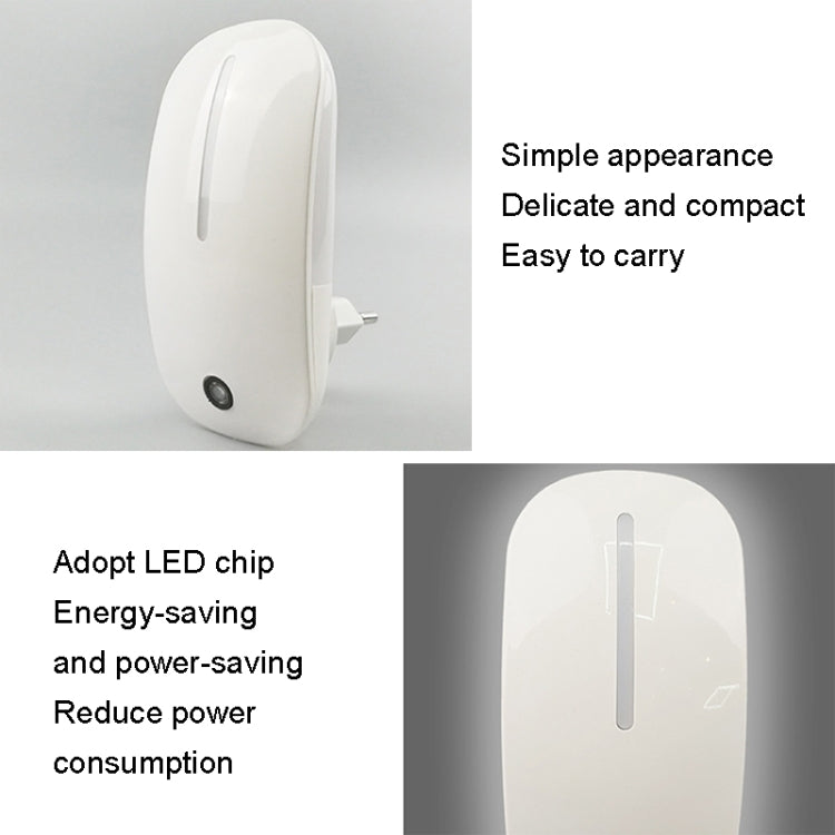 A66 Mouse Type LED Intelligent Light Control Night Light, Plug:US Plug(Yellow) - Sensor LED Lights by buy2fix | Online Shopping UK | buy2fix