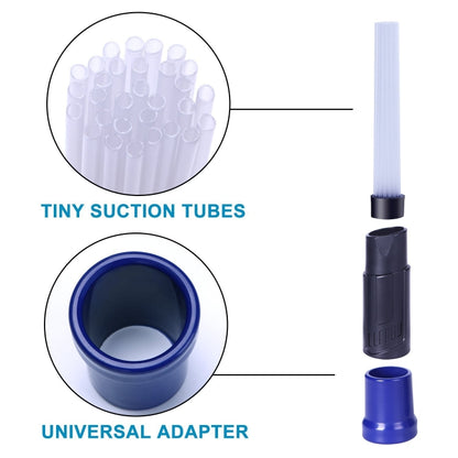Universal Vacuum Attachment Tool, Tiny Tubes Cleaner for Car /Pets/ Keyboards/Air Vent /Drawers - Handheld Cleaner & Mops by buy2fix | Online Shopping UK | buy2fix
