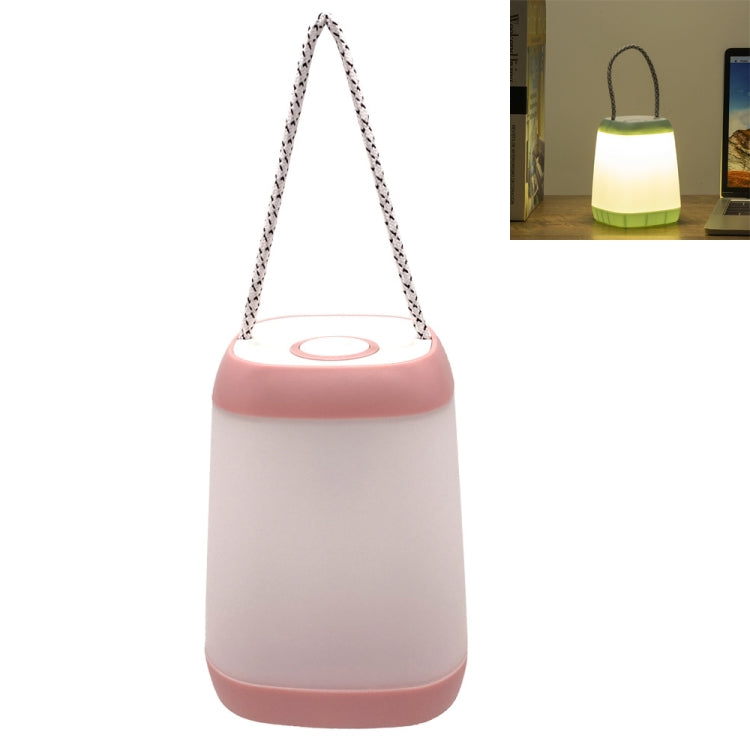 Portable Night Light Bedroom Baby Nursing Eye Protection Bedside Lamp, Style:Dry Battery(Pink) - Night Lights by buy2fix | Online Shopping UK | buy2fix