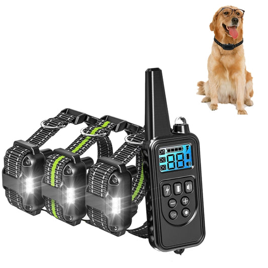 Bark Stopper Pet Supplies Collar Remote Control Collar Dog Training Device, Style:880-3 - Training Aids by buy2fix | Online Shopping UK | buy2fix
