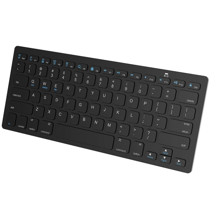 X5 2 in 1 Ultra-Thin Mini Wireless Bluetooth Keyboard + Bluetooth Mouse Set, Support Win / Android / IOS System(Black) - Universal Keyboard by buy2fix | Online Shopping UK | buy2fix