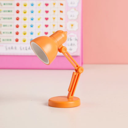 3 PCS Mini LED Desk Lamp Folding Portable Night Light Magnetic Eye Protection Desk Lamp(LD02-Orange) - Desk Lamps by buy2fix | Online Shopping UK | buy2fix