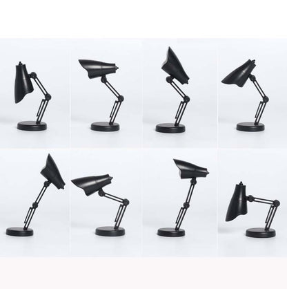 3 PCS Mini LED Desk Lamp Folding Portable Night Light Magnetic Eye Protection Desk Lamp(LD01-White) - Desk Lamps by buy2fix | Online Shopping UK | buy2fix