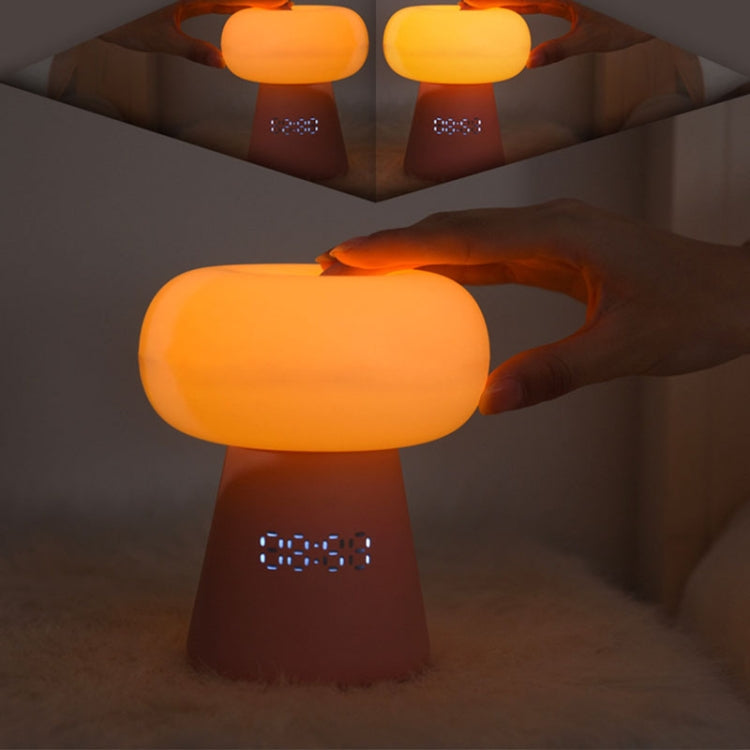 XYD-055 Cloud Mushroom USB Clock Night Light Sleep Timer Remote Control Bedside Lamp, Light color: Remote Control Type Blue - Night Lights by buy2fix | Online Shopping UK | buy2fix