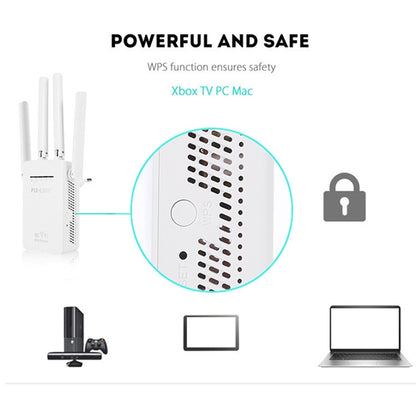 PIX-LINK LV-WR09 300Mbps WiFi Range Extender Repeater Mini Router(EU Plug) - Wireless Routers by buy2fix | Online Shopping UK | buy2fix