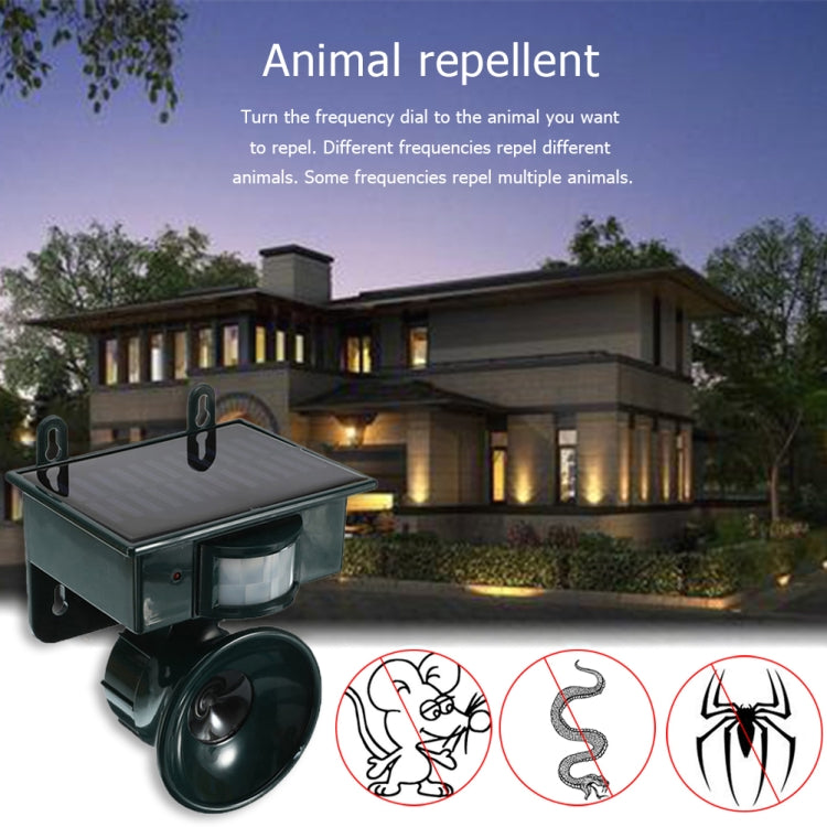 NY-2002 Solar Ultrasonic Mouse Repeller Animal Repeller Outdoor Waterproof Bird Repeller(Green) - Outdoor Insect Repellent by buy2fix | Online Shopping UK | buy2fix