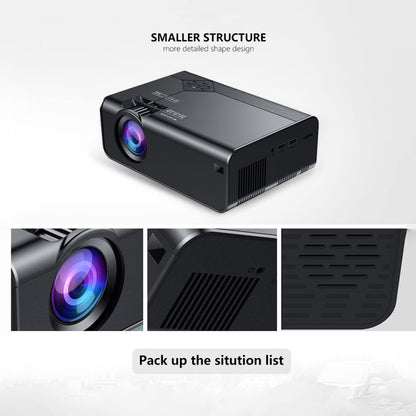 W18 1280 X 720P Portable Home HD LED Wireless Smart Projector, Spec: Standard Model(AU Plug) - LED Projector by buy2fix | Online Shopping UK | buy2fix