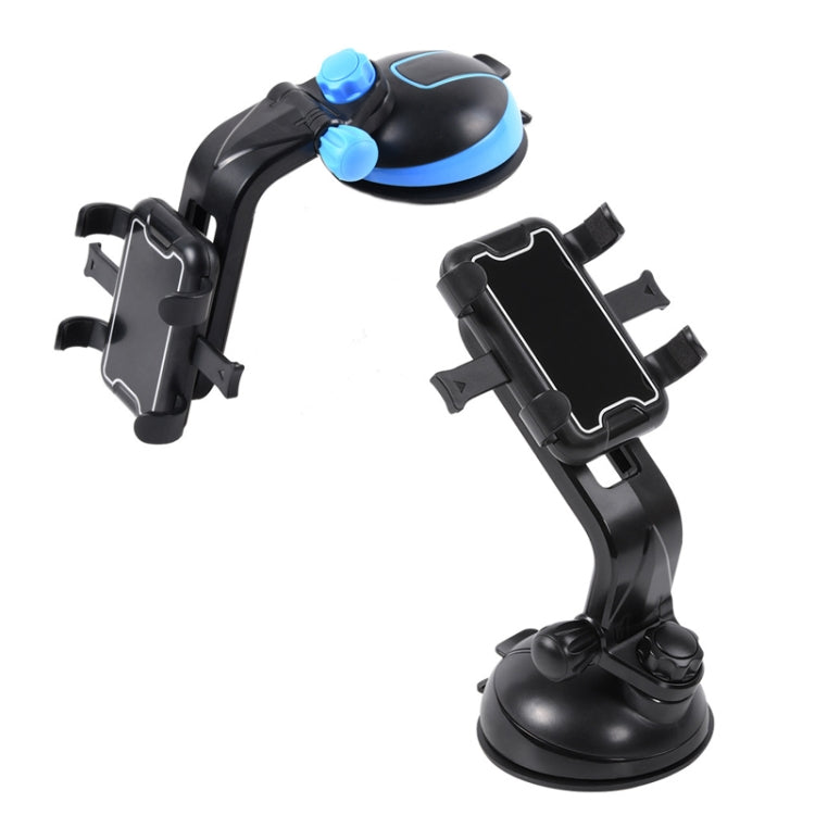 093 Car Navigation Dashboard Windshield Car Phone Holder(Blue) - Car Holders by buy2fix | Online Shopping UK | buy2fix