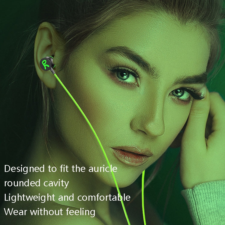 TS6600A USB-C / Type-C In-Ear Heavy Bass Wire Control Game Earphone, Cable Length: 1.2m(Green) - Type-C Earphone by buy2fix | Online Shopping UK | buy2fix