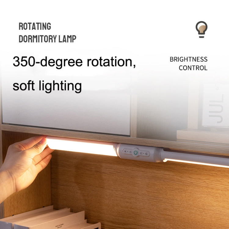 LED Table Light Student Dormitory Reading Lights, Style: Remote Control Type (White) - Desk Lamps by buy2fix | Online Shopping UK | buy2fix