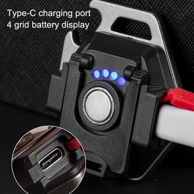 E-SMARTER W5131 Mini Keychain Strong Light Portable Flashlight, Specification: Black+Tripod - Mini Flashlight by E-SMARTER | Online Shopping UK | buy2fix