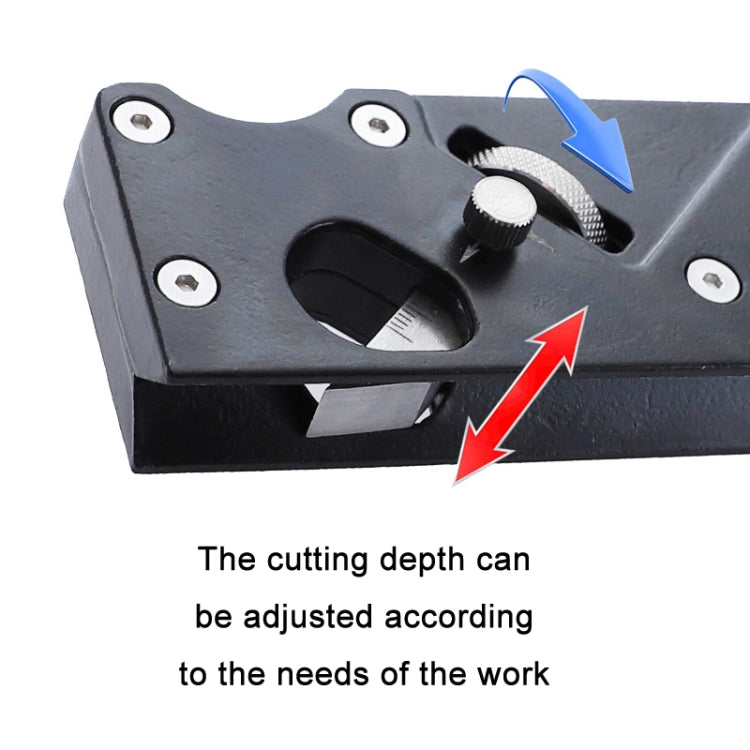 Adjustable Depth Woodworking Chamfering Planer, Specification: 1/8 Round Cutter Head - Wood Planers by buy2fix | Online Shopping UK | buy2fix