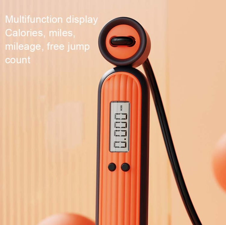Fitness Sport Intelligent Electronic Counting Skipping Rope, Style: Big Ball Dual Use (Carmine) - Sporting goods by buy2fix | Online Shopping UK | buy2fix