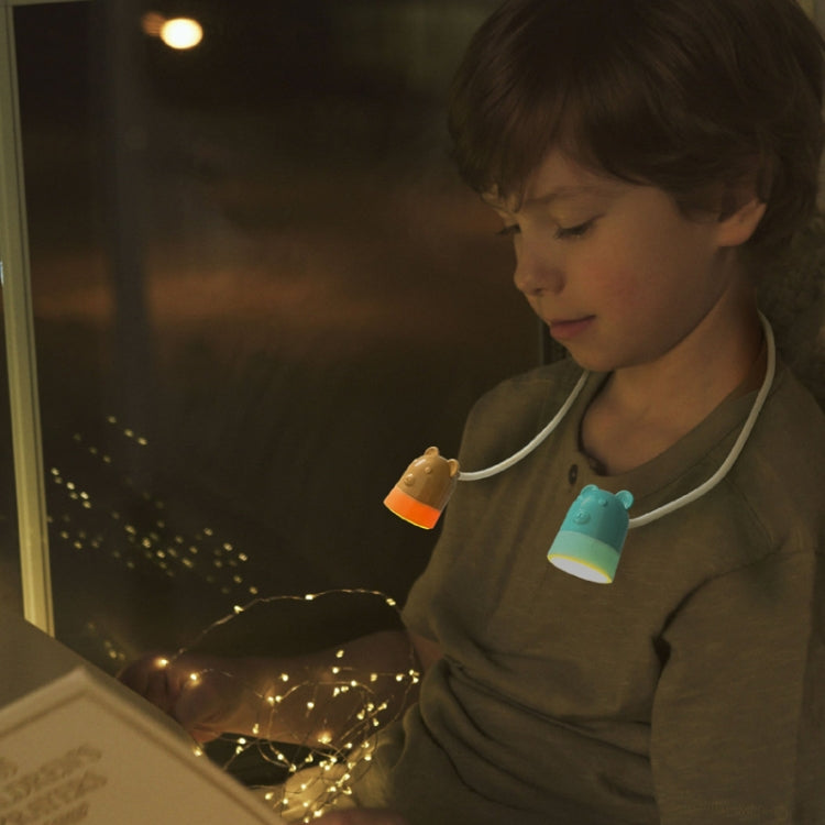 KD201 Portable Lamp Hanging Neck Reading LED Night Light, Style: Little Deer (Orange+Green) - Desk Lamps by buy2fix | Online Shopping UK | buy2fix