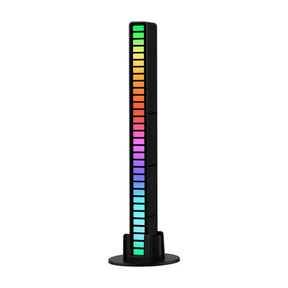 RGB Sound-controlled Rhythmic Response Lights Music Ambient LED Pick-up Lights Charging(16 Lights Black) - Novelty Lighting by buy2fix | Online Shopping UK | buy2fix