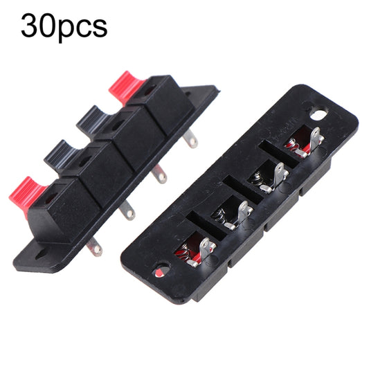 30pcs WP4-4 4-Position Spring Wiring Speaker Clip Aging Test Column - Other Accessories by buy2fix | Online Shopping UK | buy2fix