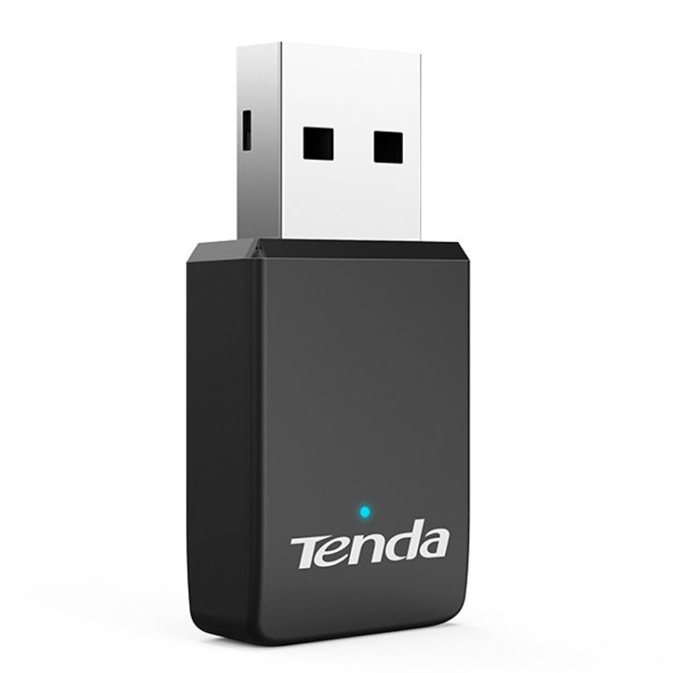 Tenda U9 650Mbs Drive-Free USB Wireless Network Card 5G Dual Band Desktop Laptop WiFi Receiver - USB Network Adapter by Tenda | Online Shopping UK | buy2fix