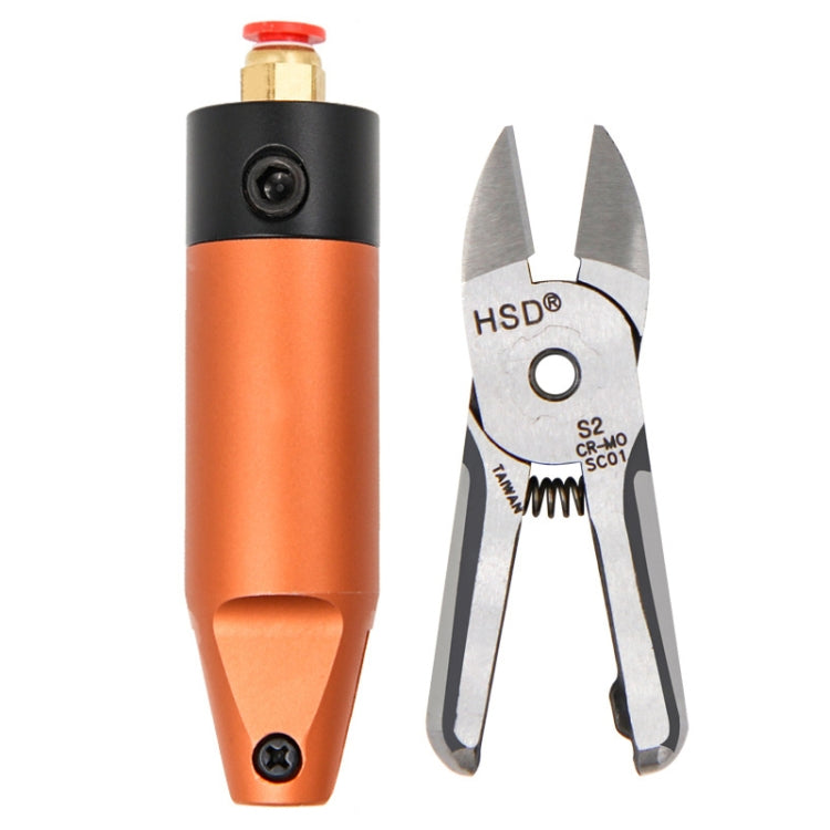 HSD HS-5M+S2 Cut Metal Set 2 In 1 Pneumatic Snip Plier Cutting Metal Plastic Model Scissor Tool - Pliers by HSD | Online Shopping UK | buy2fix