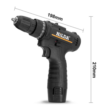 HILDA Home Power Drill 12V Li-Ion Drill With Charger And Battery, UK Plug, Model: Carton Packing - Drill & Drill Bits by HILDA | Online Shopping UK | buy2fix