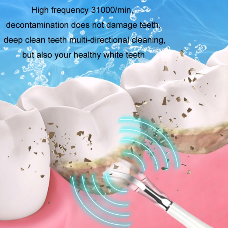 6 In 1 Electric Dental Scaler Calculus Removal Teeth Cleaning Set, Color: White Basic - Oral Irrigators by buy2fix | Online Shopping UK | buy2fix