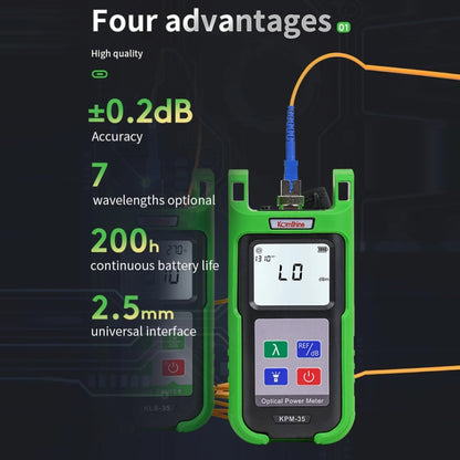 Komshine High-Precision Optical Power Meter Optical Cable Line Tester, Model: KPM-35-C/-50DBM to +26dBM - Fiber Optic Test Pen by Komshine | Online Shopping UK | buy2fix