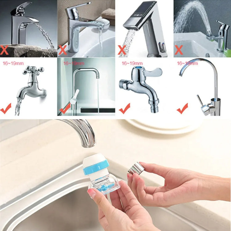 Kitchen Faucet Rotatable Filter Anti-Splash Water Saver Filter, Random Color Delivery(1 Generation) - Faucets & Accessories by buy2fix | Online Shopping UK | buy2fix