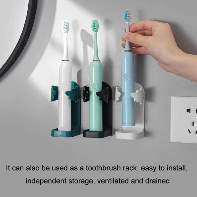 Electric Shaver Punch-free Wall-mounted Bracket Storage Rack Base(White) - Shelf & Hooks by buy2fix | Online Shopping UK | buy2fix