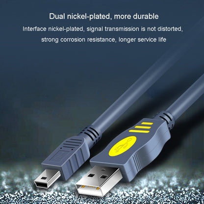 JINGHUA USB2.0 To T-Port Connection Cable MINI5Pin Data Hard Disk Cable, Length: 1.2m - USB Cable by JINGHUA | Online Shopping UK | buy2fix