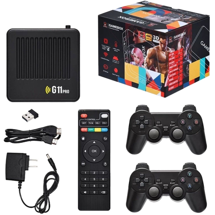 G11 PRO Game Machine TV Box Dual System HDMI HD 4K Retro Arcade, Style: 128G 40,000+ Games - Pocket Console by buy2fix | Online Shopping UK | buy2fix