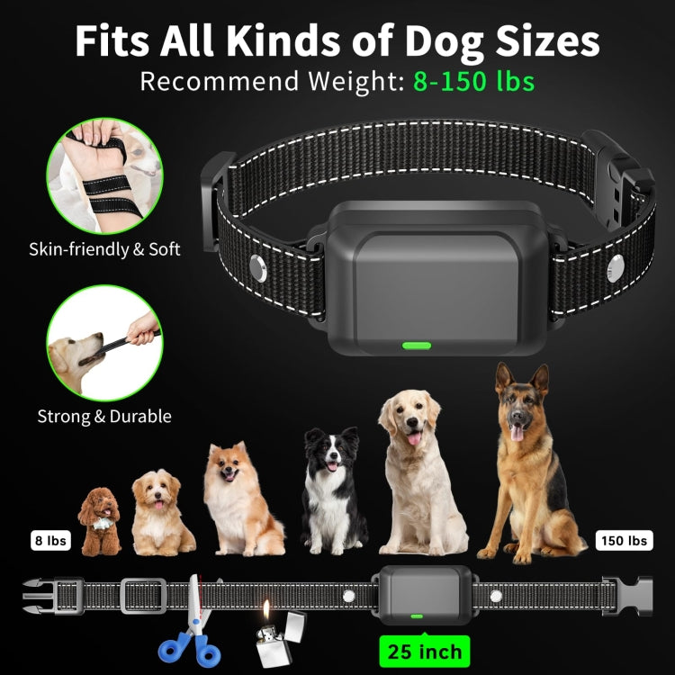 Ordinary Screen Remote Control Pet Electric Shock Circular Dog Trainer(Black) - Training Aids by buy2fix | Online Shopping UK | buy2fix