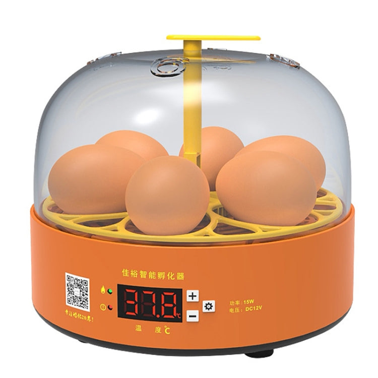 6-Eggs Small Household Experimental Children Smart Chicken Incubators, Spec: Dual-electric Automatic EU Plug - Incubators by buy2fix | Online Shopping UK | buy2fix