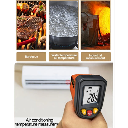 NJTY Digital Display High-Precision Infrared Thermometer For Bakery Kitchen Industry, Spec: T400A (Adjustable) - Digital Thermometer by NJTY | Online Shopping UK | buy2fix