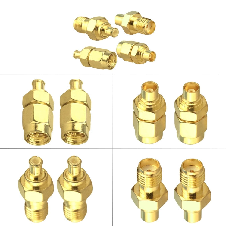 SMA Female To MCX Female High Frequency Coaxial Connector Antenna Rotating Joint - DVB-T & Simulation Antenna by buy2fix | Online Shopping UK | buy2fix