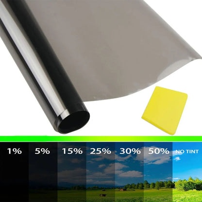 50cm x 3m Car Glass Sun Protection Heat Insulation Solar Translucent Film, Transmittance: 15 Percent - Window Foils & Solar Protection by buy2fix | Online Shopping UK | buy2fix