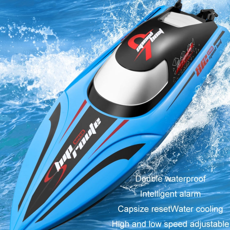 812 High-Speed RC Boat Large Horsepower Speedboat Long Endurance Waterproof Boys Water Toy Dual Batteries(Orange) - RC Boats by buy2fix | Online Shopping UK | buy2fix