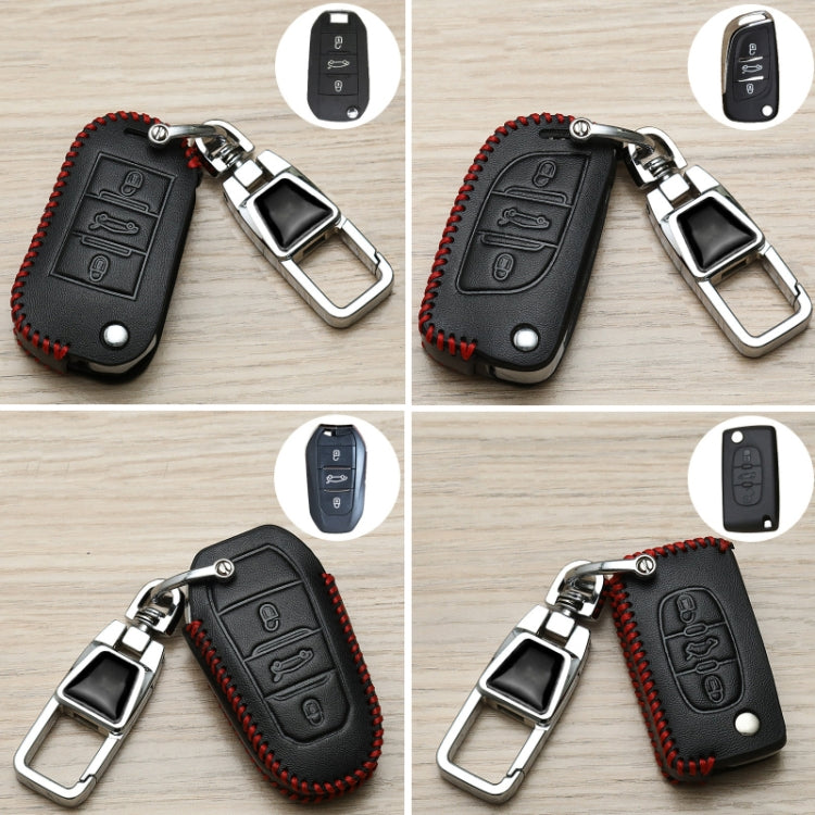 For Citroen Car Key Cover Multifunctional Keychain Anti-lost Number Plate(B) - Car Key Cases by buy2fix | Online Shopping UK | buy2fix