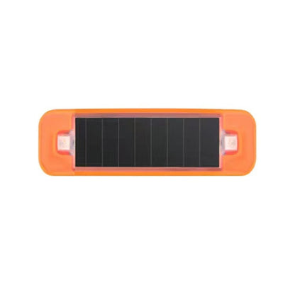 Solar Warning Light Anti-rear Collision LED Flashing Light(Symphony Vibration Sensor+Orange) - Warning Lights by buy2fix | Online Shopping UK | buy2fix