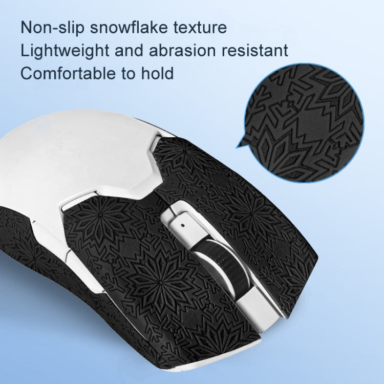 Snowflake Pattern Anti-slip Mouse Stickers For Razer Viper Mini Black Half Surround - Silicone / Sticker by buy2fix | Online Shopping UK | buy2fix