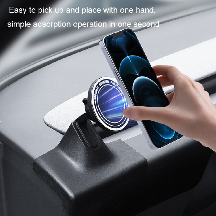 For 2024 Tesla Model 3 Air Outlet Magnetic Car Phone Holder(Dashboard Base) - Car Holders by buy2fix | Online Shopping UK | buy2fix