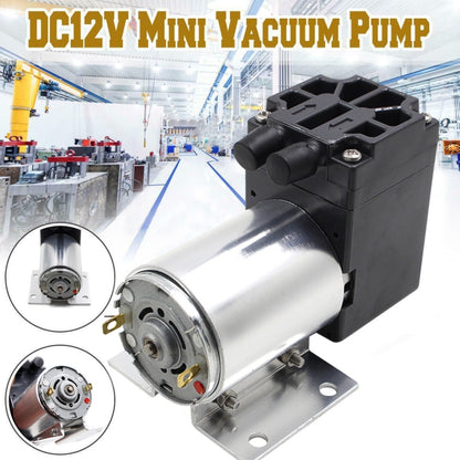 12V 5L/min 65-120kpa Negative Pressure Vacuum Pump With Stand(Z512-604-3000N) - Laminator Machine by buy2fix | Online Shopping UK | buy2fix