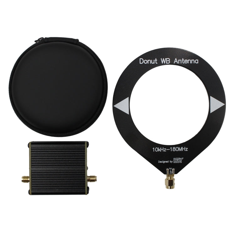 Donut Broadband Antenna With Low Impedance Converter(Black) - Car Amplifiers by buy2fix | Online Shopping UK | buy2fix