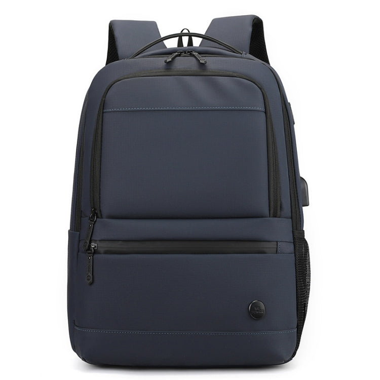 WEPOWER Men Expanded Casual Double Shoulder Bag Multifunctional USB Charging Backpack(Dark Blue) - Double-shoulder Bags by WEPOWER | Online Shopping UK | buy2fix